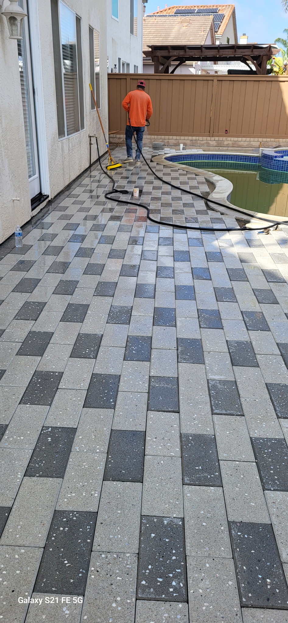 Paver installation